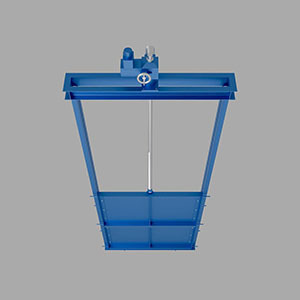 Щитовой затвор поверхностный