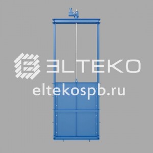 Щитовой затвор по чертежам